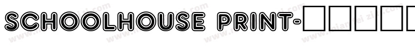 Schoolhouse Print字体转换